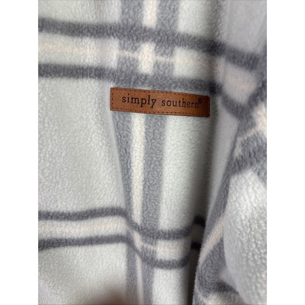 Men's Simply Southern Reversible Corduroy Fleece Shacket Size XXL Preppy - Picture 8 of 14